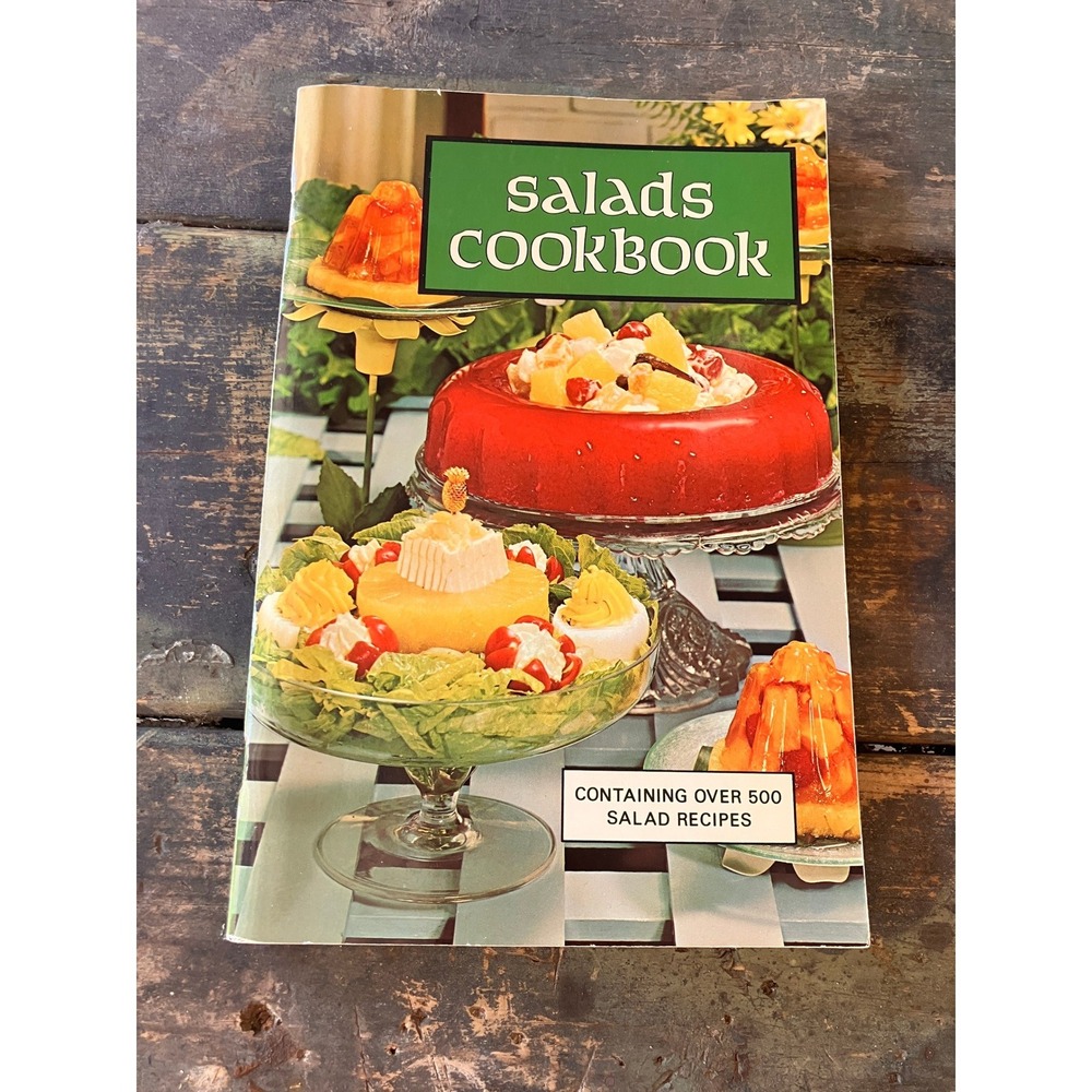 Vintage 1969 Salads Cookbook Favorite Recipes Press 500+ Recipes Mid Century MCM